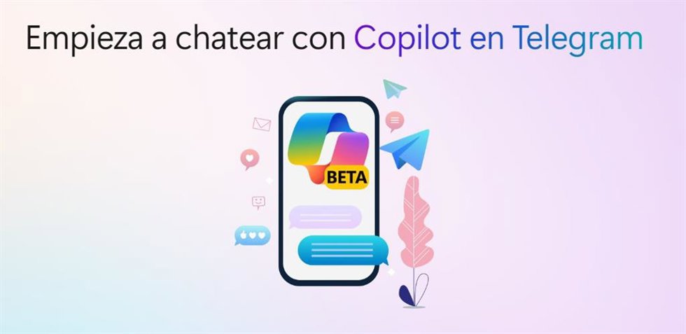 Microsoft Copilot en Telegram.