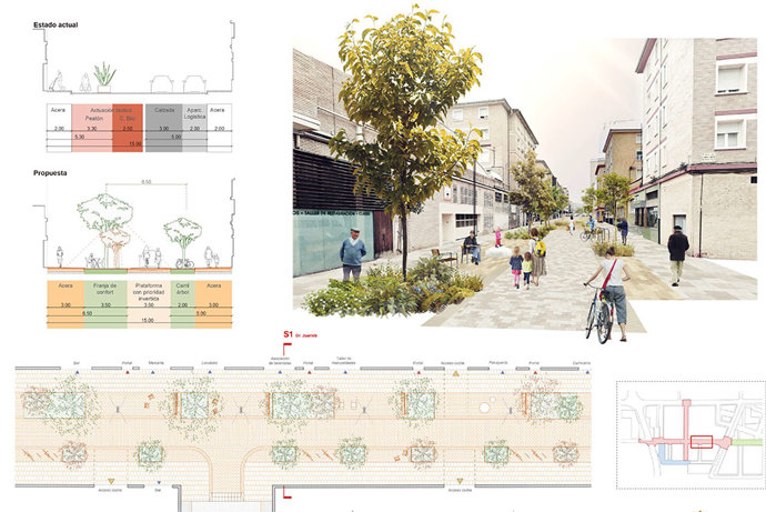 Reurbanización en San Jorge.