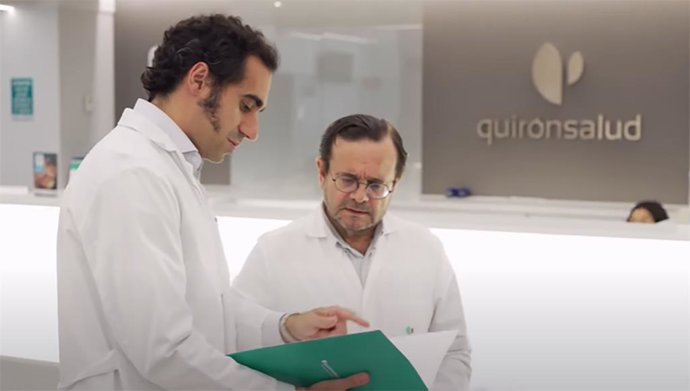 Los doctores Rodrigo Orozco y Juan Luis Alcázar.