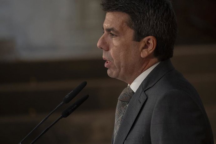 Archivo - El presidente de la Generalitat, Carlos Mazón, (imagen de archivo)