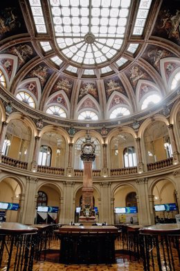 Archivo - Interior del Palacio de la Bolsa de Madrid, a 24 de mayo de 2022, en Madrid (España).