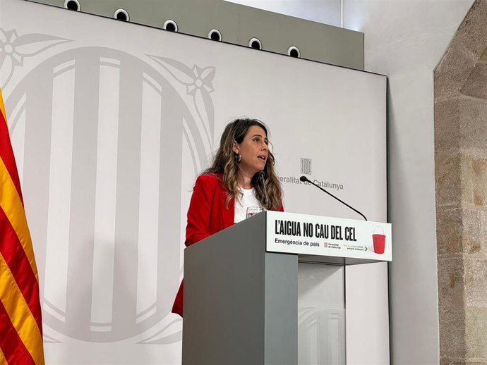 Patrícia Plaja en rueda de prensa este martes