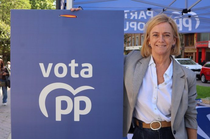 La candidata del Partido Popular a las elecciones al Parlamento Europeo, María Luisa Peón