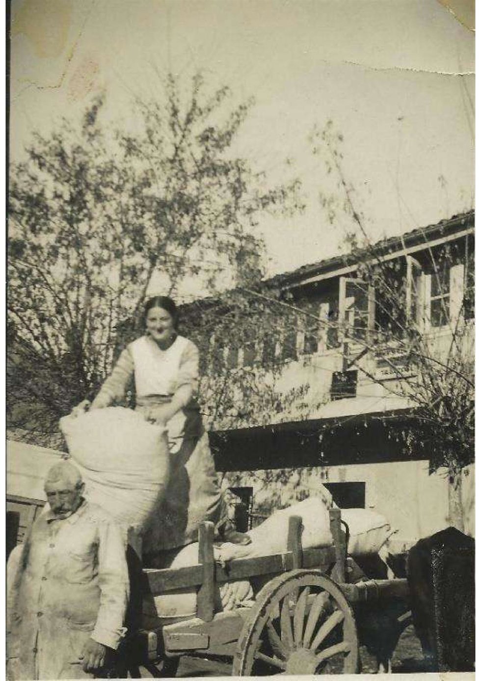 Celestino González y su hija Josefa.
