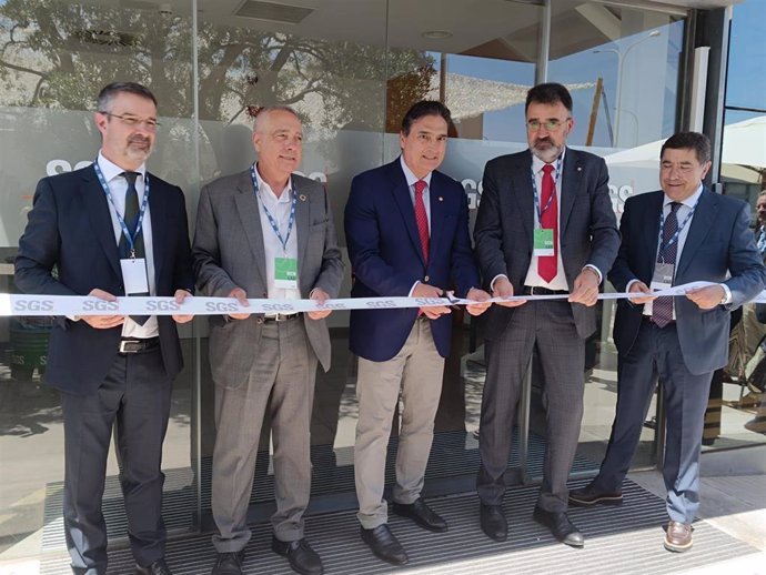 Acto inaugural de las instalaciones de SGS en la Zona Franca de Barcelona