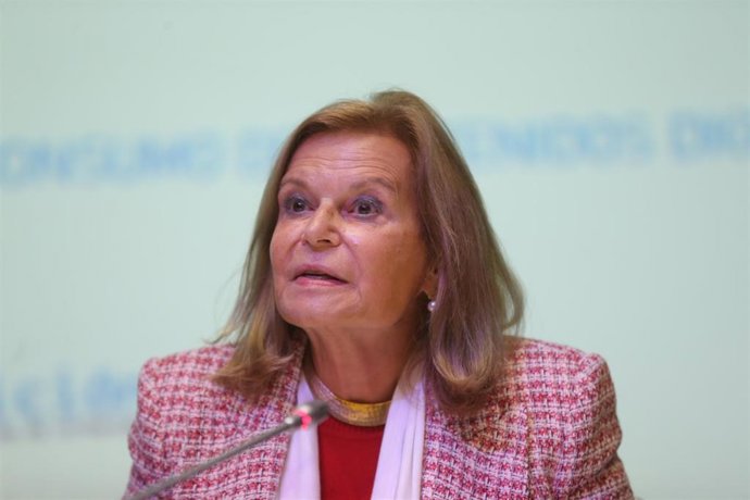 Archivo - La escritora Carme Riera.  