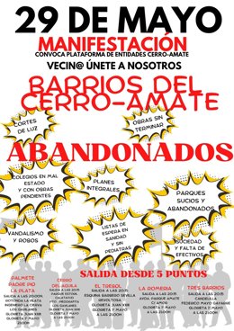 Convocatoria de la manifestación