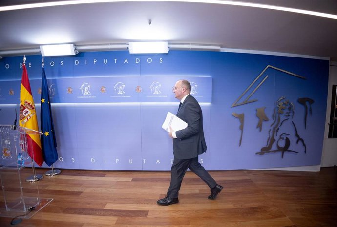 El portavoz del PP en el Congreso, Miguel Tellado