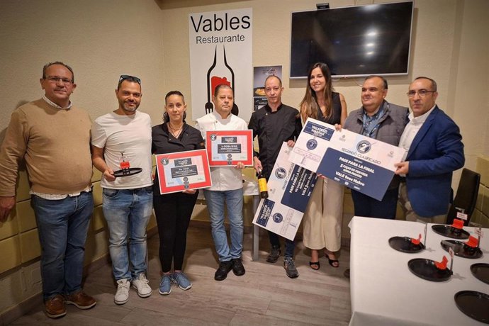 Entrega del primer premio de fase 2 del III Concurso de Pinchos por barrios de Valladolid