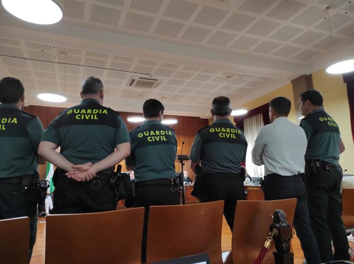 Guardias civiles declaran como testgos en el juicio