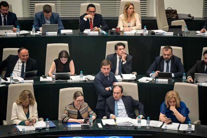 Concejales del grupo municipal del PP en el Pleno