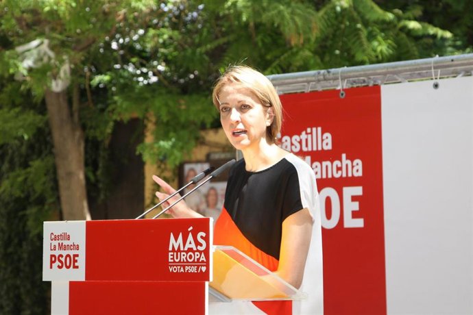La eurodiputada candidata a la reelección al Parlamento Europeo, y vicesecretaria general del PSOE de Castilla-La Mancha, Cristina Maestre.