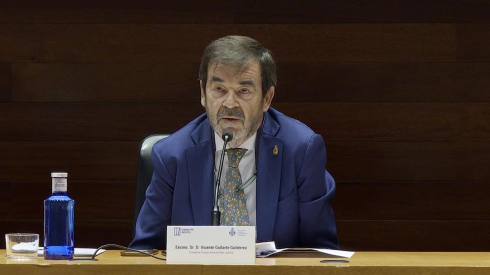 Vicente Guilarte en los premios de la Fundación Broseta