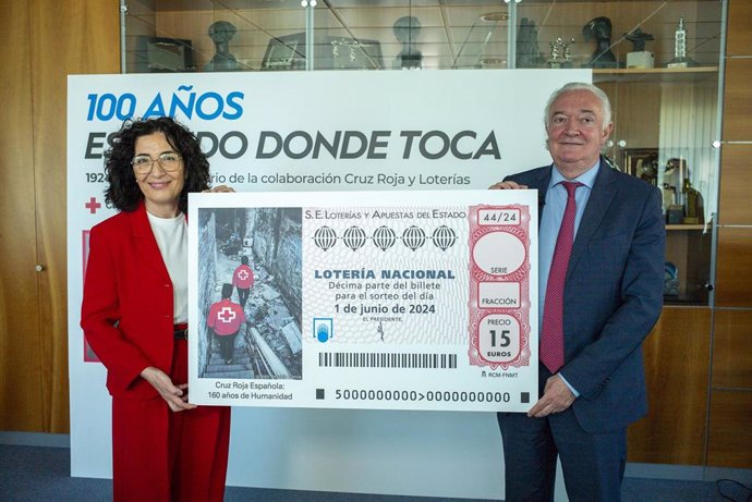 Presentación del Sorteo Extraordinario 'Cruz Roja' de Lotería Nacional