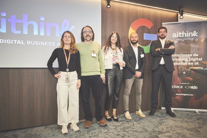Lanzamiento de aithink en las oficinas de Google Cloud en Madrid