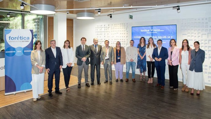 Forética organiza el 'V Foro Empresarial: Salud, Inteligencia Artificial y Sostenibilidad', el evento público anual del 'Grupo de Acción de Salud y Sostenibilidad'