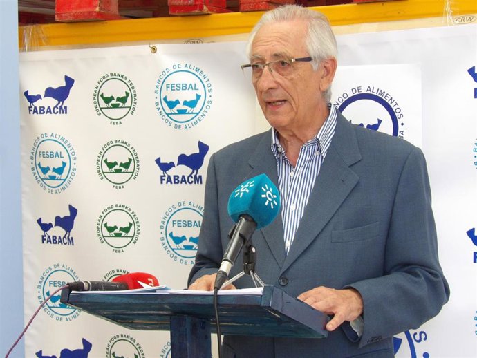 El vicepresidente del Banco de Alimentos, Juan José Cas.