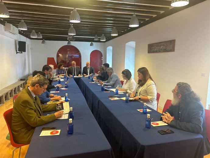 Momento de la asamblea del Patronado Fundación Don Juan de Borbón