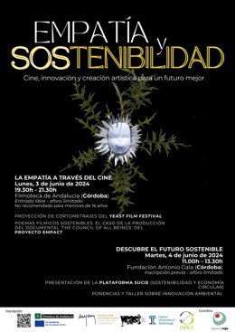 Cartel de las actividades organizadas por Espacio Rojo en Córdoba.