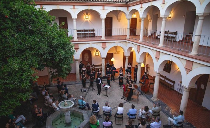 Uno de los conciertos del Gala Fest en el claustro de la Fundación en una edición anterior.