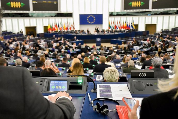 Archivo - Vista general del Parlamento Europeo en Estrasburgo