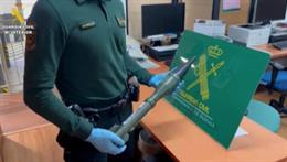 La Guardia Civil de Álava interviene una Granada de lanzagranadas en un envío postal en Jundiz (Vitoria-Gasteiz)