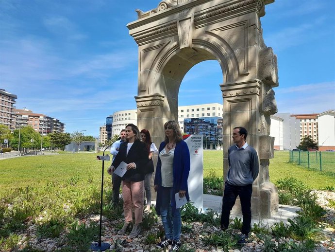 La candidata de Geroa Bai CEUS a las elecciones europeas, Amaia Arrizabalaga