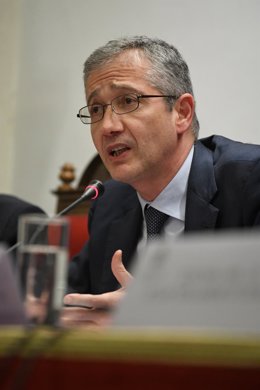 Archivo - El gobernador del Banco de España, Pablo Hernández de Cos, en una imagen de archivo
