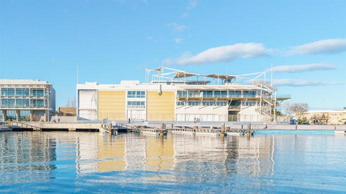 Archivo -  La base de l'antic equip Alinghi de la Copa Amèrica