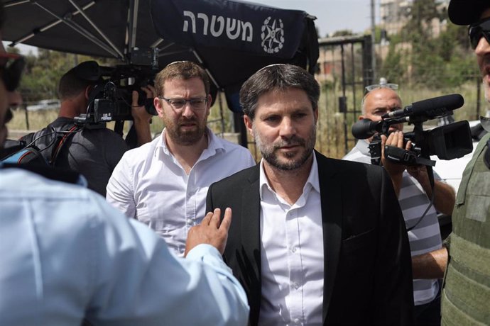 Archivo - El ministro de Finanzas de Israel, Bezalel Smotrich.