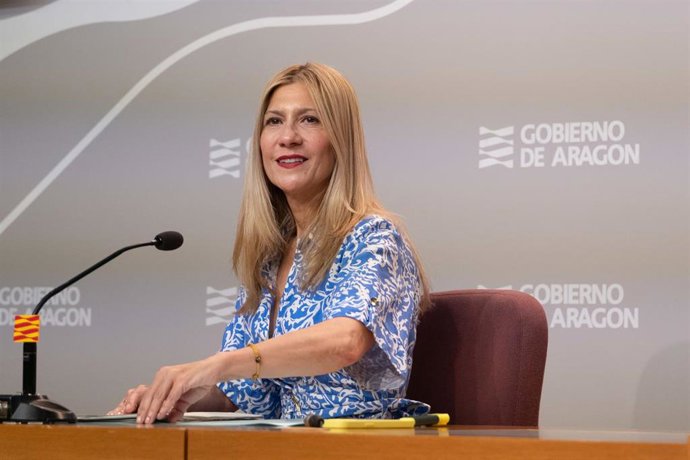 La portavoz del Gobierno de Aragón, Mar Vaquero.