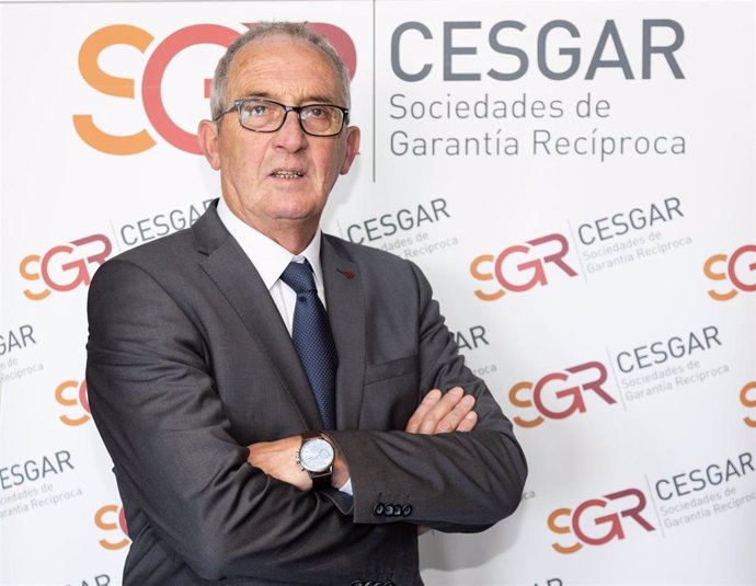 Archivo - José Pedro Salcedo, reelegido por unanimidad como presidente de SGR-Cesgar. 