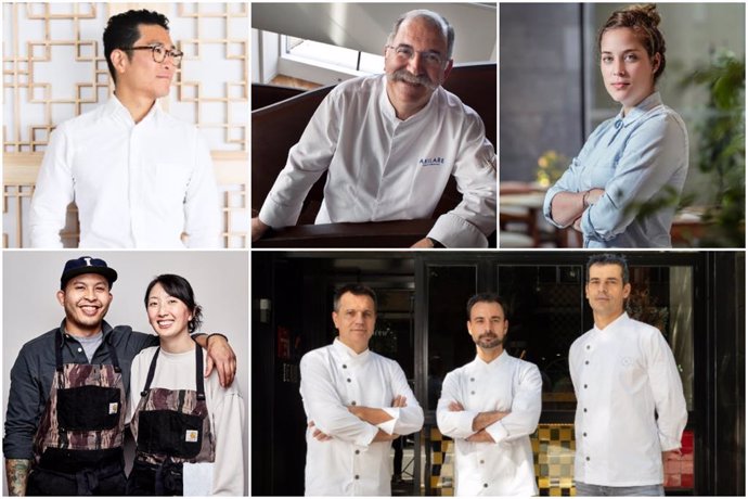 Algunos de los chefs que participaran en San Sebastian Gastronomika-Euskadi Basque Country