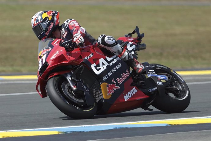 Pedro Acosta durante el Gran Premio de Francia 2024