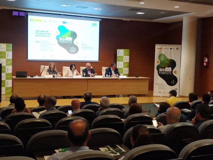 Inauguración de la jornada sobre el proyecto Bioforeste.