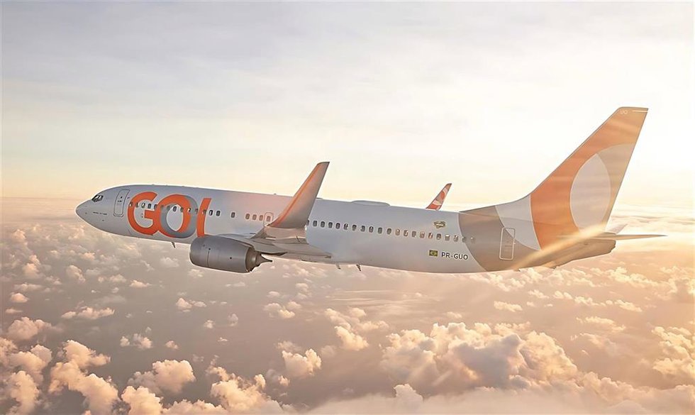 Archivo - Avión de la aerolínea brasileña Gol