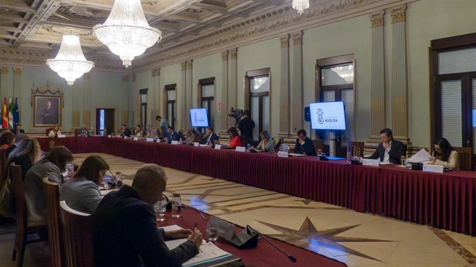 Pleno del Ayuntamiento de Huelva correspondiente al mes de mayo.