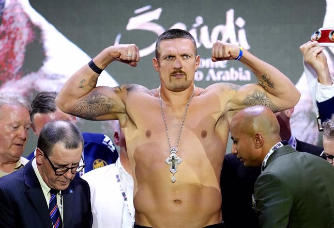 El boxeador ucraniano Oleksandr Usyk