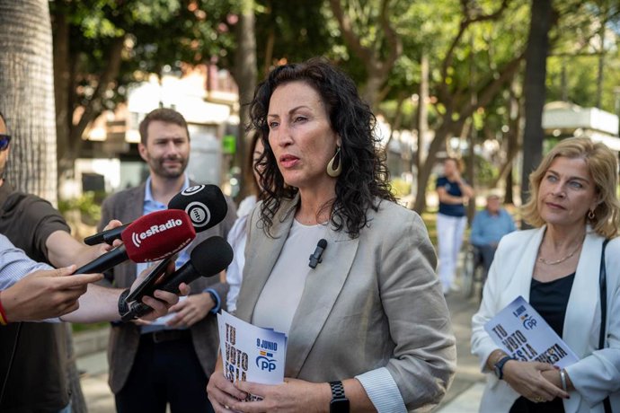 La alcaldesa de Almería, María del Mar Vázquez (PP).