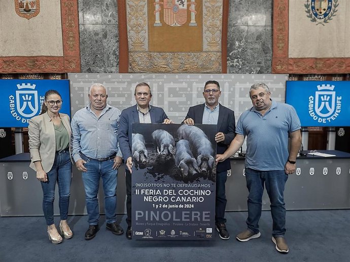 Presentación de la feria de cochino negro de Tenerife
