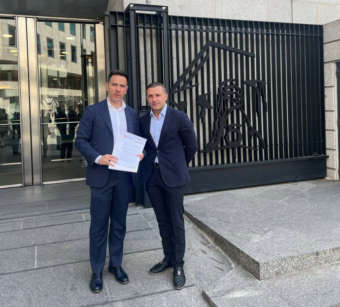 Los presidentes de Anetra y Direbús, Luis A. Pedrero y Alfonso Taborda