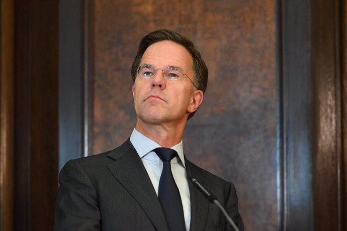 Archivo - El primer ministro en funciones de Países Bajos, Mark Rutte