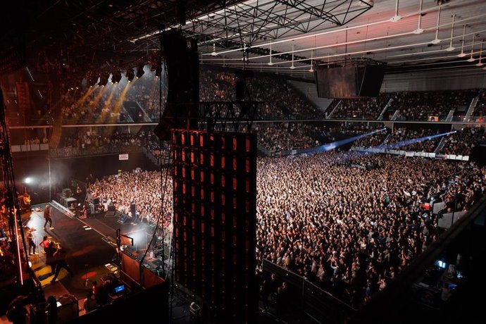 Imagen de un concierto en el pabellón Navarra Arena.