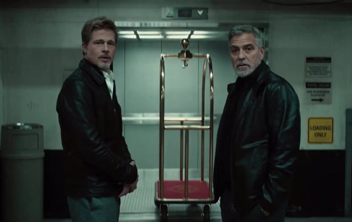 Brad Pitt y George Clooney emulan al Señor Lobo de Pulp Fiction en Wolfs (Lobos)