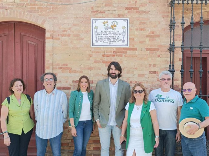 Visita del candidato número 1 de Ahora Andalucía a las elecciones europeas, Javier García Fernández.