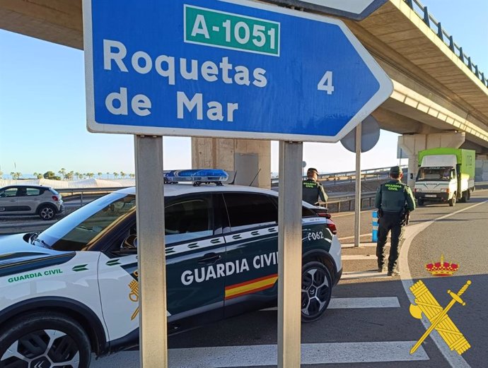 Archivo - Guardia Civil de Roquetas de Mar (Almería).
