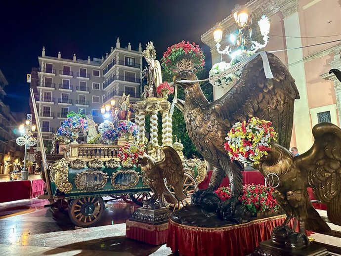 Les Roques del Corpus, a la plaça de la Mare de Déu de València