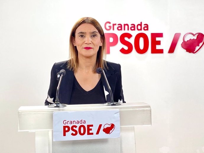 Archivo - La vicesecretaria general del PSOE en la provincia de Granada, Olga Manzano, en imagen de archivo