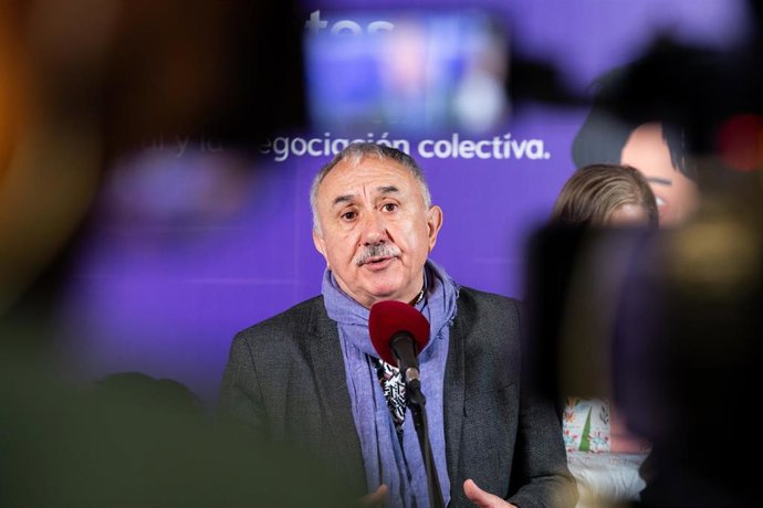 El secretario general de UGT, Pepe Álvarez