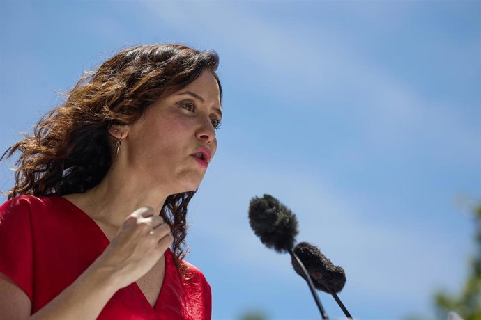 La presidenta de la Comunidad de Madrid, Isabel Díaz Ayuso. Archivo.